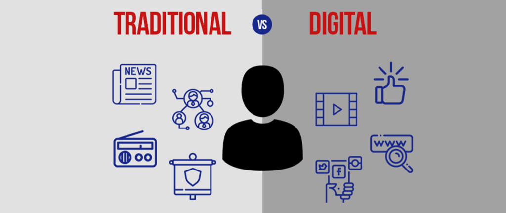 traditional vs digital